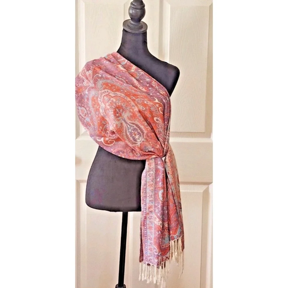 Scarf / Shawl Paisley Wrap 80